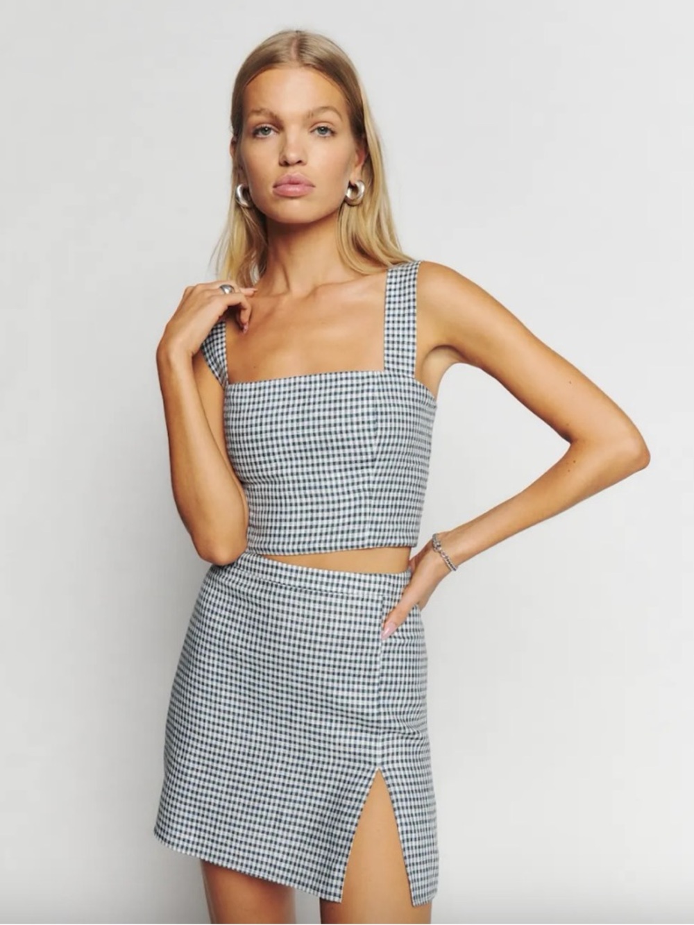 Reformation Vio Linen Top